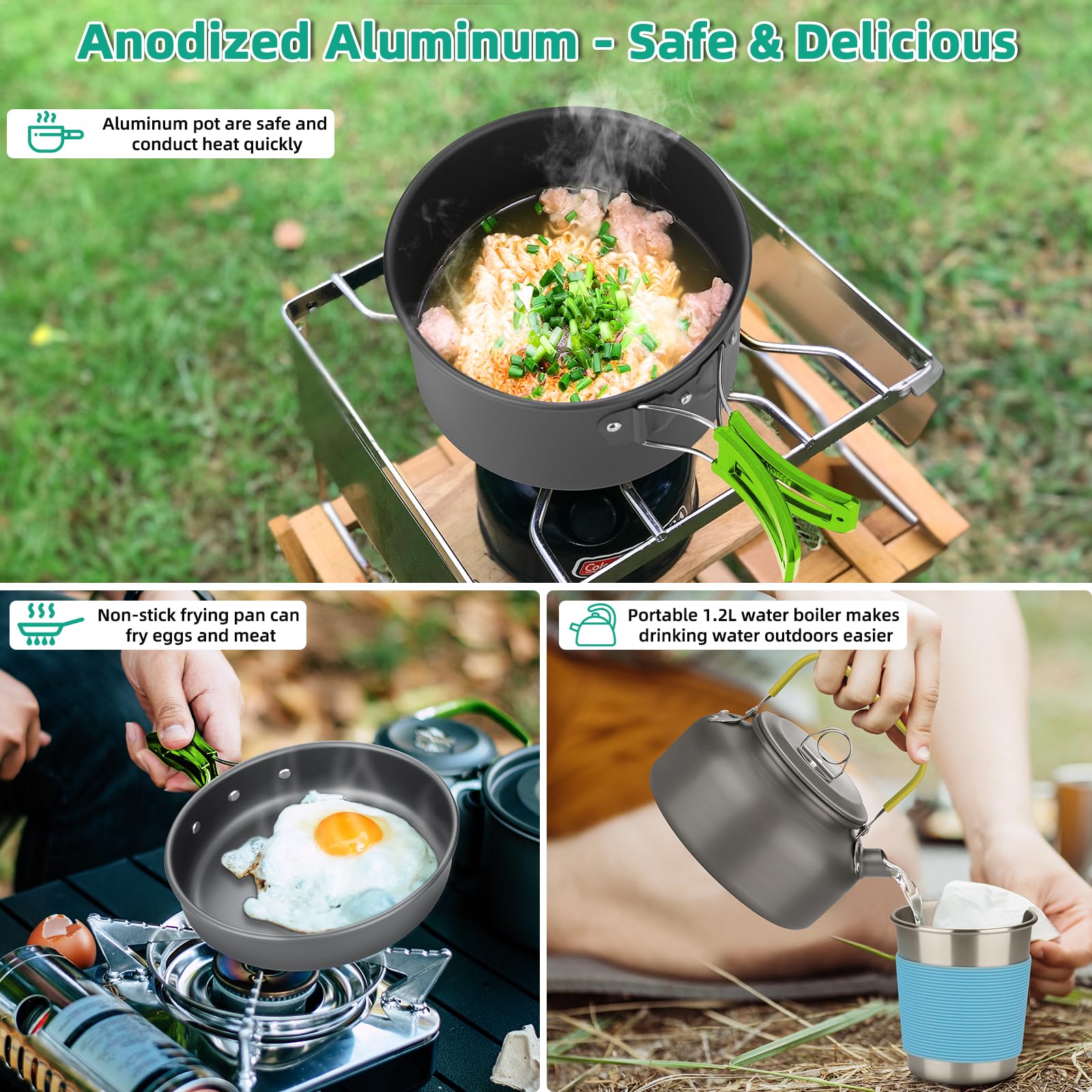 Beteray 11l kettle perfect for fast hot drinks on adventures.