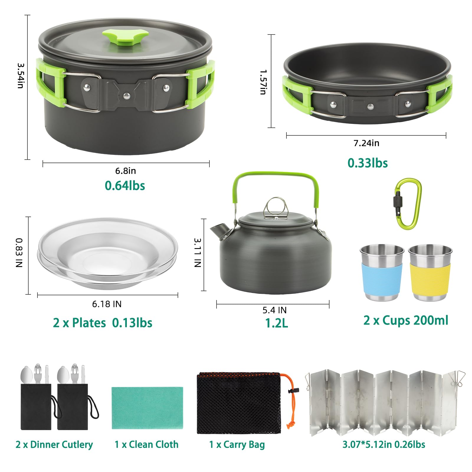 Beteray non-stick aluminum pan ready for easy outdoor cooking.