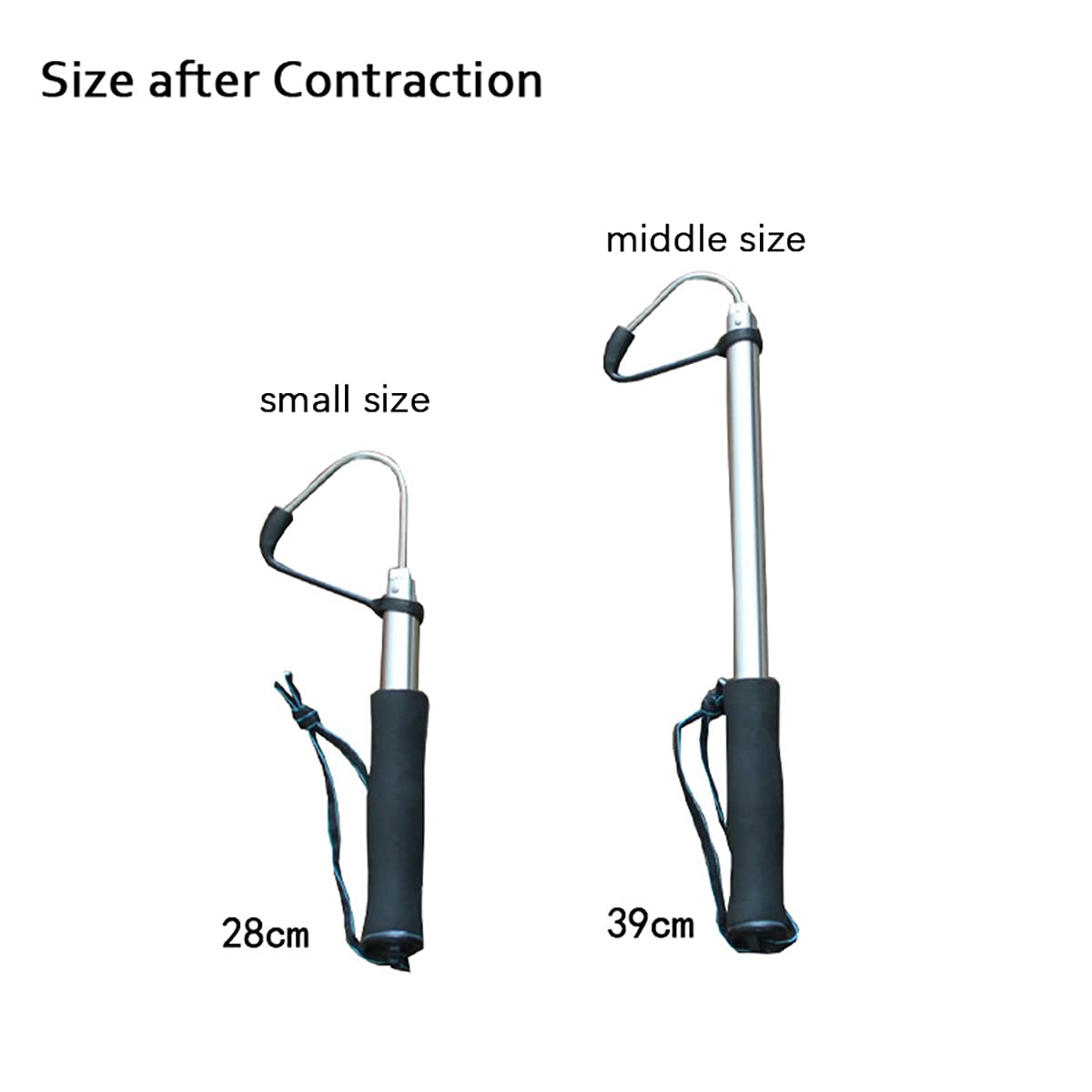 BE-TOOL EVA-handle gaff provides a comfortable, non-slip grip
