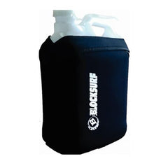 Side view emphasizes 2.5-gallon capacity for outdoor warm water