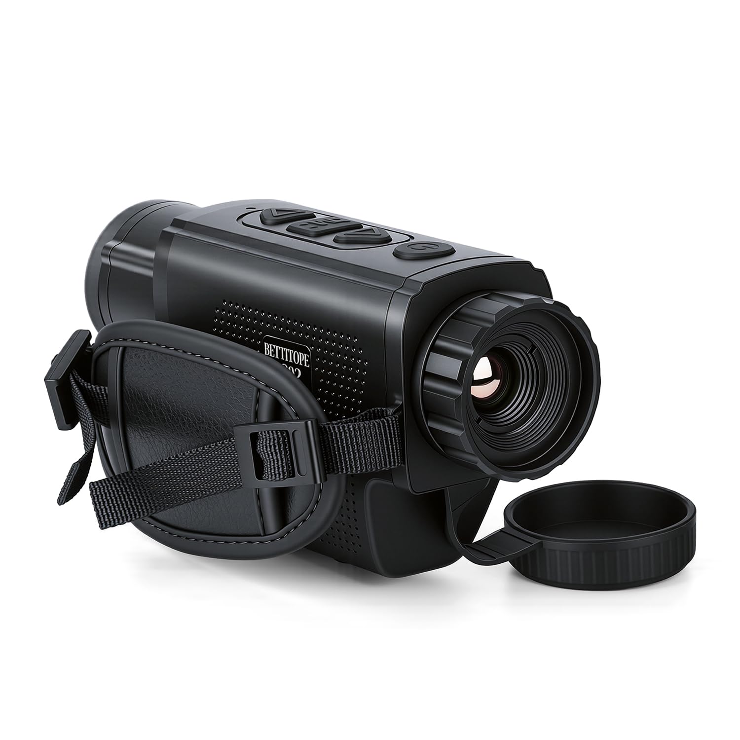 BETTITOPE BS02-13 front view shows a compact thermal monocular for outdoor scouting.