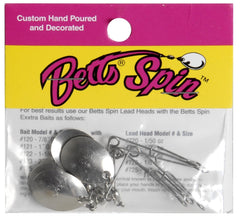 Betts 30-5-0N jig spinner nickel for a balanced slow spin that helps attract walleye