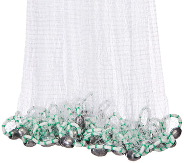 Betts 4-Foot mono bait cast net showing 1/4-inch mesh for precise bait capture