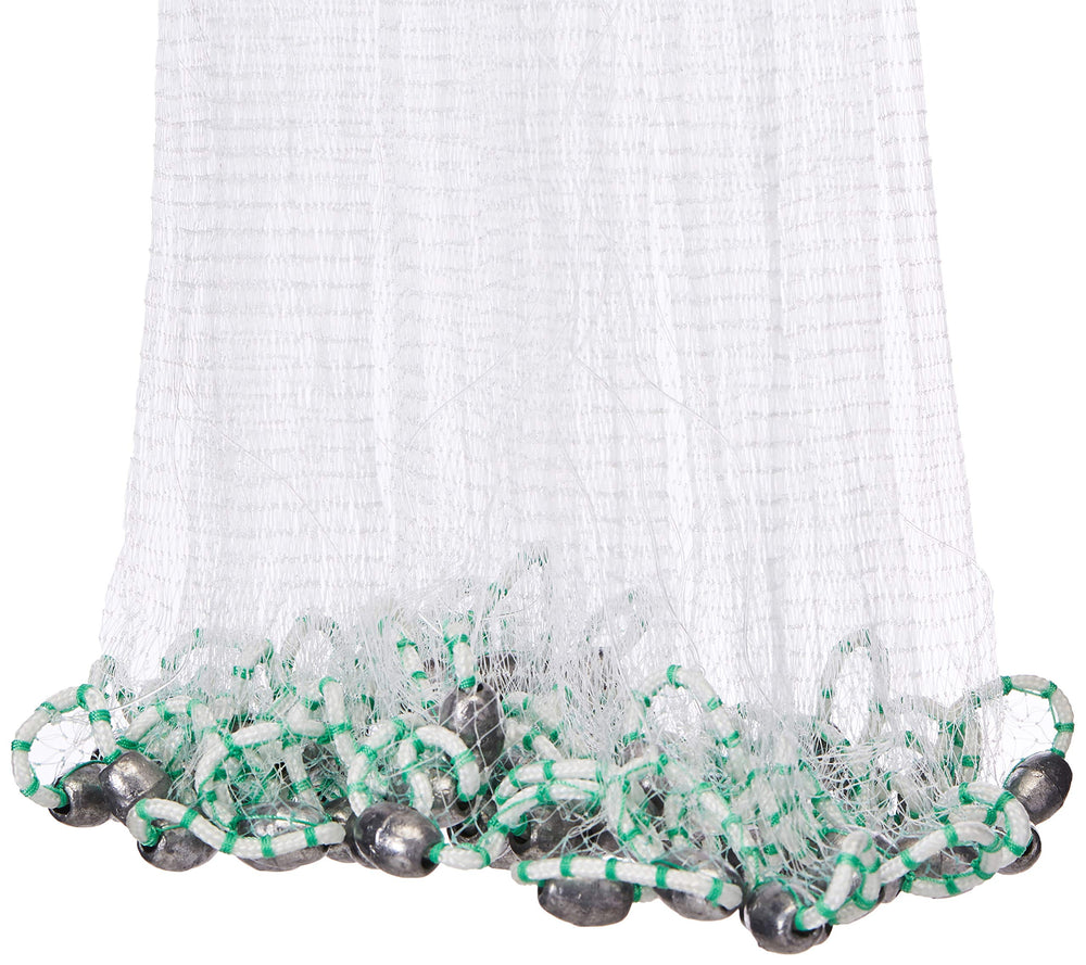 Betts 4-Foot mono bait cast net showing 1/4-inch mesh for precise bait capture