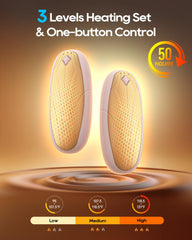 Beuchan hand warmers compact slim design demonstrating lightweight comfort for daily wear