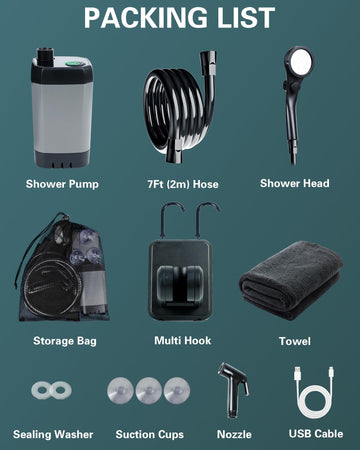 Beviliu outdoor essentials mesh bag keeps components organized on travels.