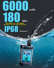 Beviliu shower head with adjustable flow provides personalized water pressure.