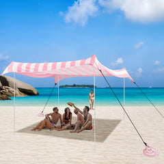 BEW Beach Tent pop-up setup for quick shade on the go.
