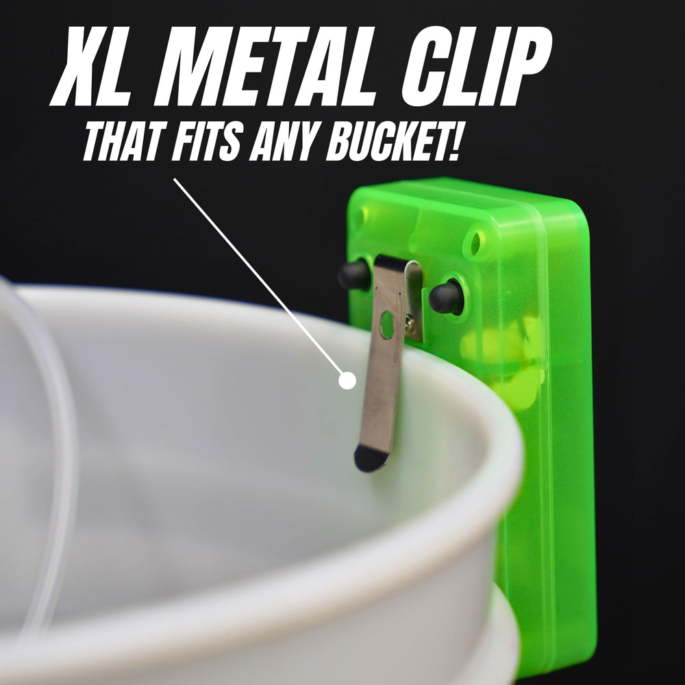 XL air bubble stone in use inside a bucket