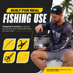 Beyond Braid DryVault Small clear-view panel helps spot gear instantly.