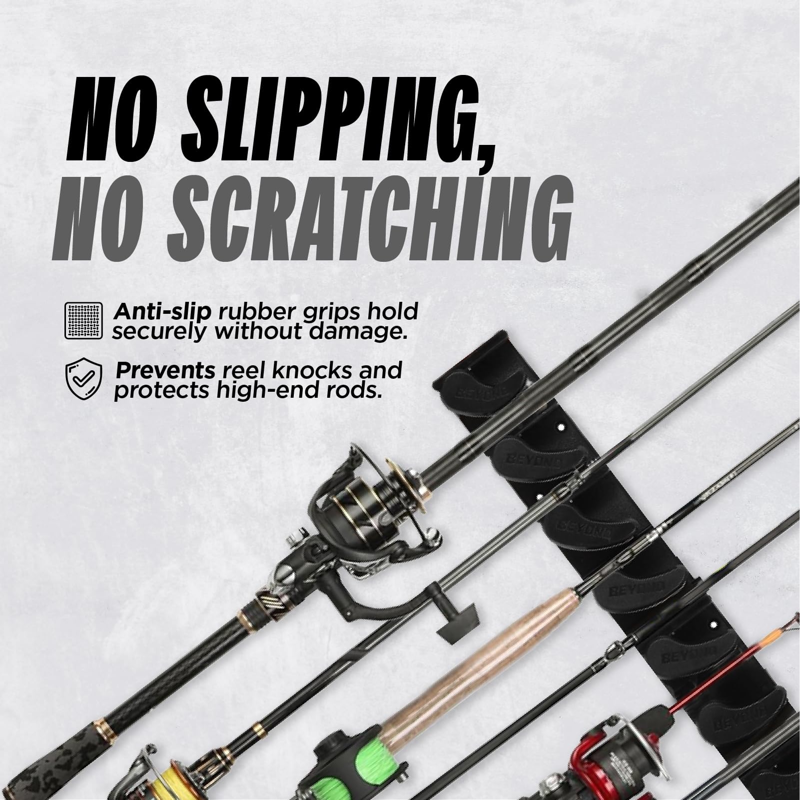 Beyond Braid GripLock durable polymer construction withstands salt and heat.
