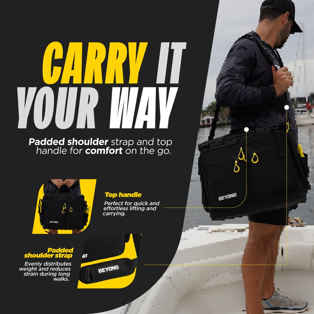 Beyond Braid Hauler Pro large rust-resistant zippers withstand sand and salt