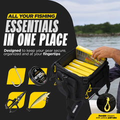 Beyond Braid Hauler Pro Medium with water-resistant nylon protects gear in rain