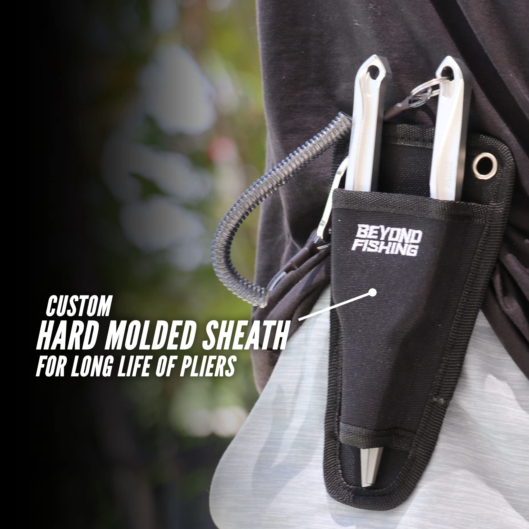 Beyond Braid Pro Aluminum Series pliers – safelock design enhances safe handling on deck.