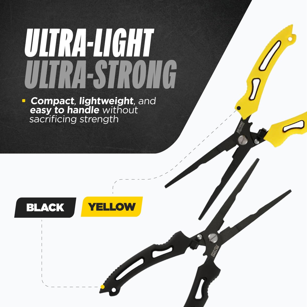 Product gallery image of yellow Beyond Fishing pliers