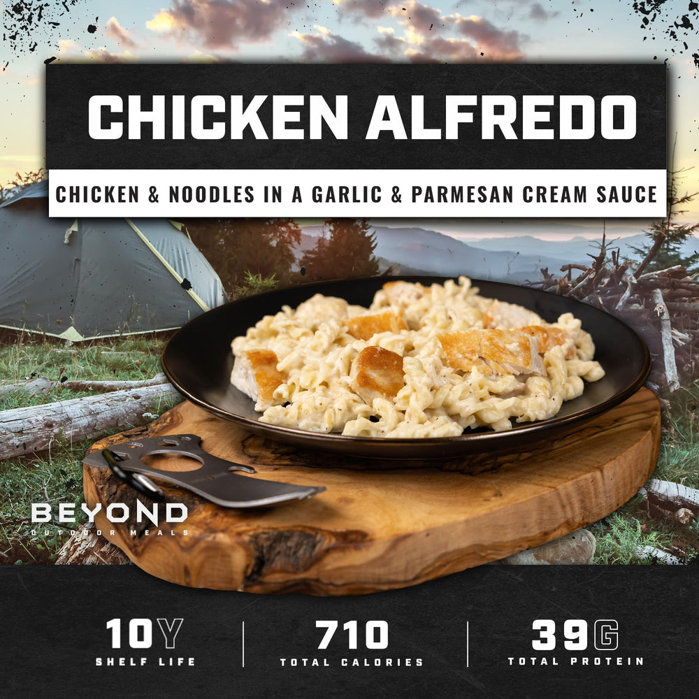 Beyond Outdoor Meals Chicken Alfredo high-protein option for active days