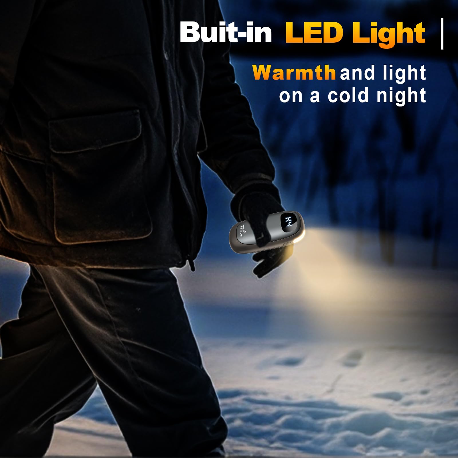 BEYYON B quick heat in 2 seconds delivers fast warmth when needed.