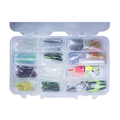 Contents of Crappie Deluxe Kit: Baby Shad, Minnow Mind’R, Pile Diver, Crappie Shooter, jigheads and Thill Crappie Cork