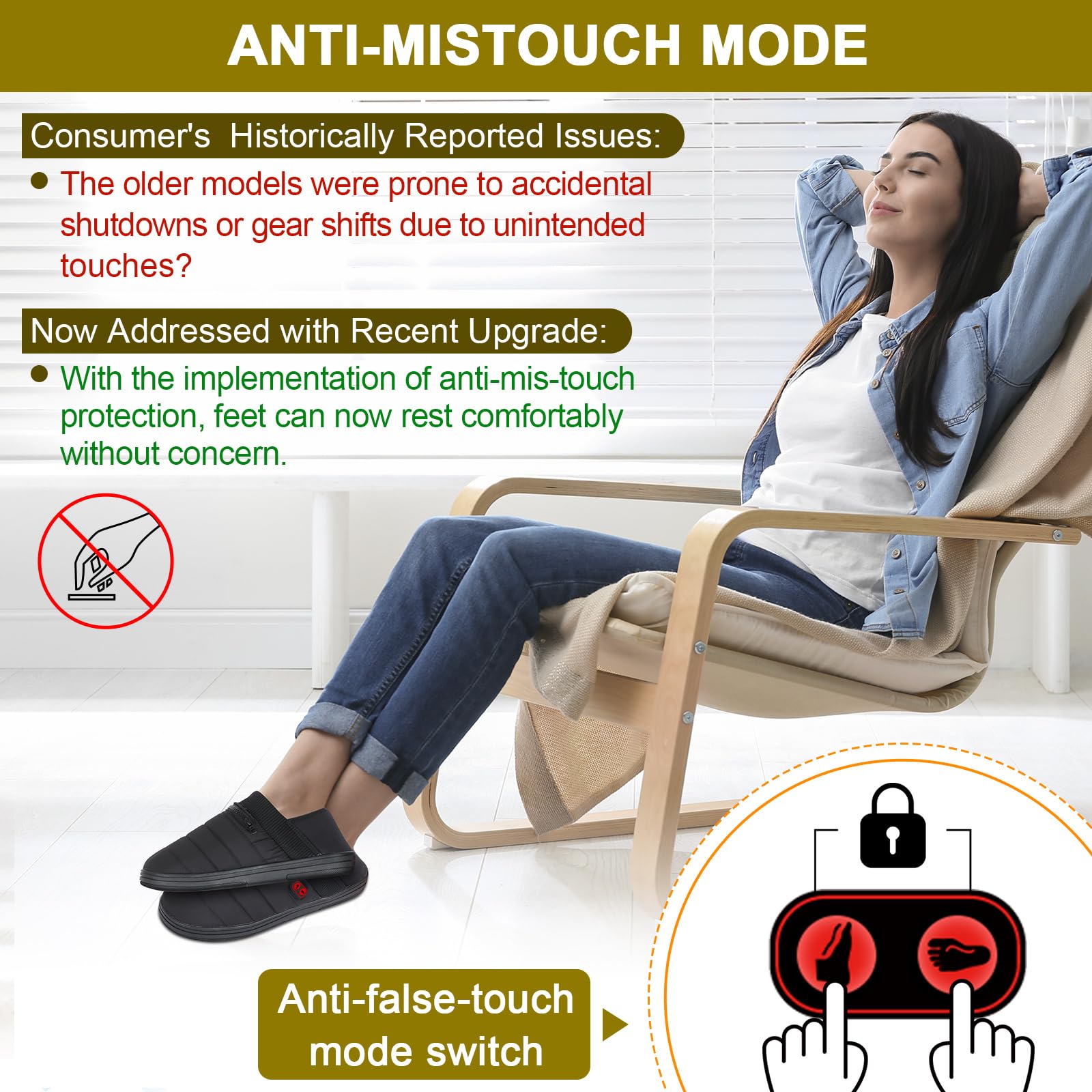 BIAL heated slippers battery pack shows long-lasting power for extended indoor use.