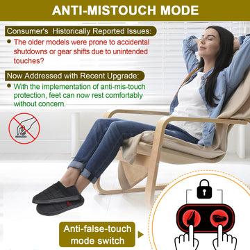 BIAL heated slippers battery pack shows long-lasting power for extended indoor use.