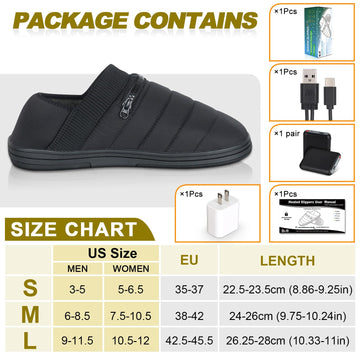 BIAL heated slippers gift-packaging ready for gifting on cold-season occasions.