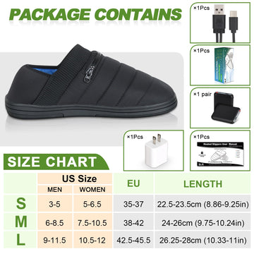 BIAL heated slippers bottom displays waterproof anti-slip design