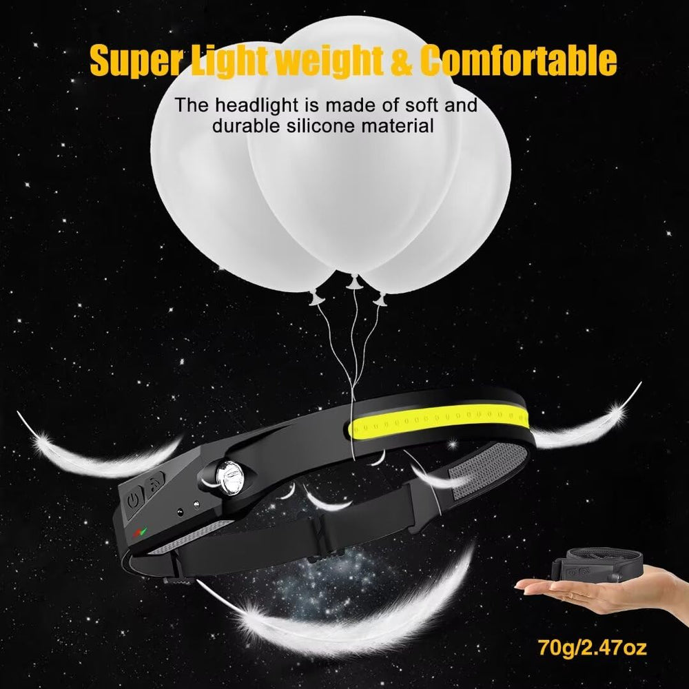 BIAT headlamp multi mode controls for versatile lighting