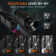 BIBIRE NVG powered by 2200mAh battery for long outdoor sessions.