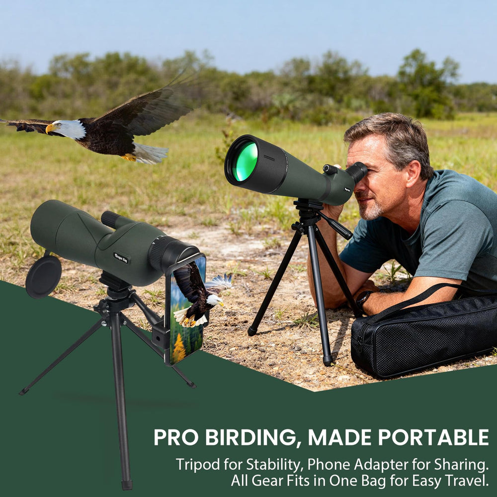 Bibire spotting scope nitrogen-purged prevents internal fogging in humid conditions.