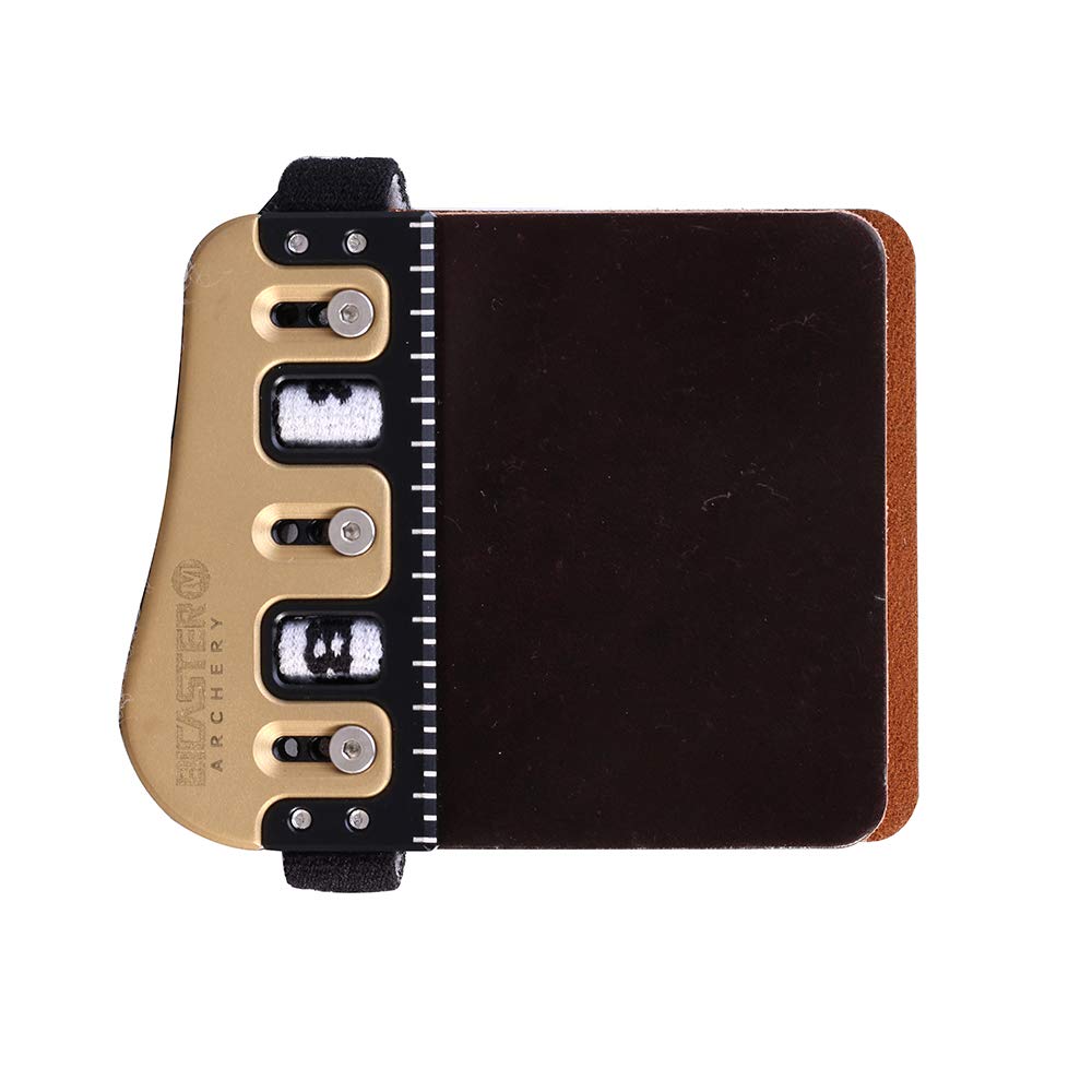 Bicaster Barebow finger tabs Cordovan face provides durable protection for practice sessions.