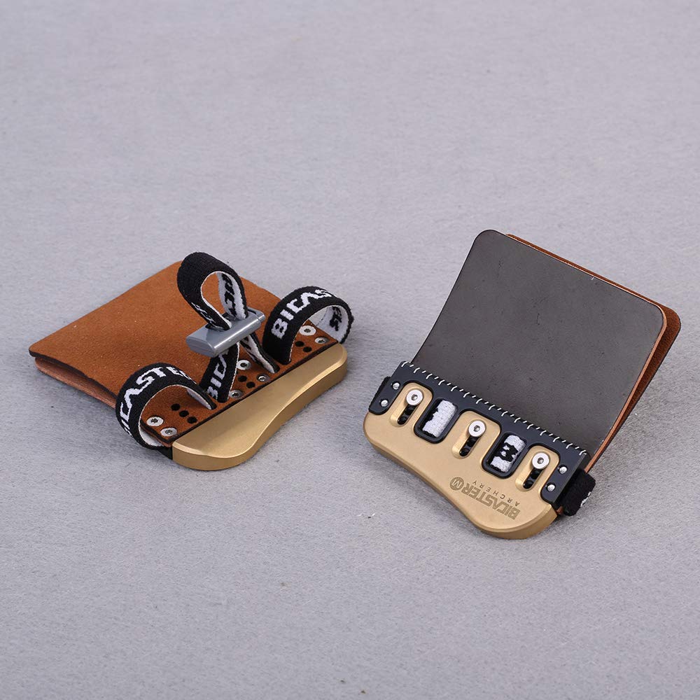 BICASTER Barebow finger tabs modular construction supports long-term use