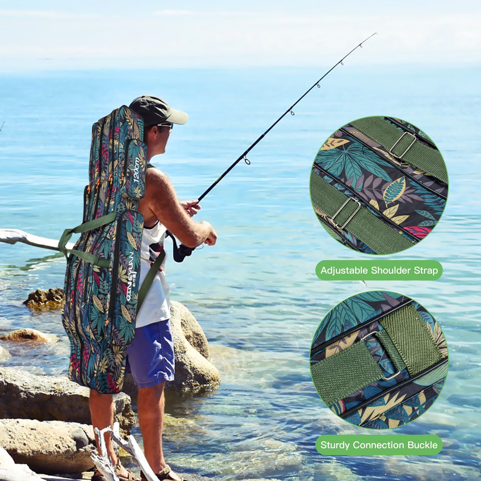 Wide opening and dual zippers for easy access