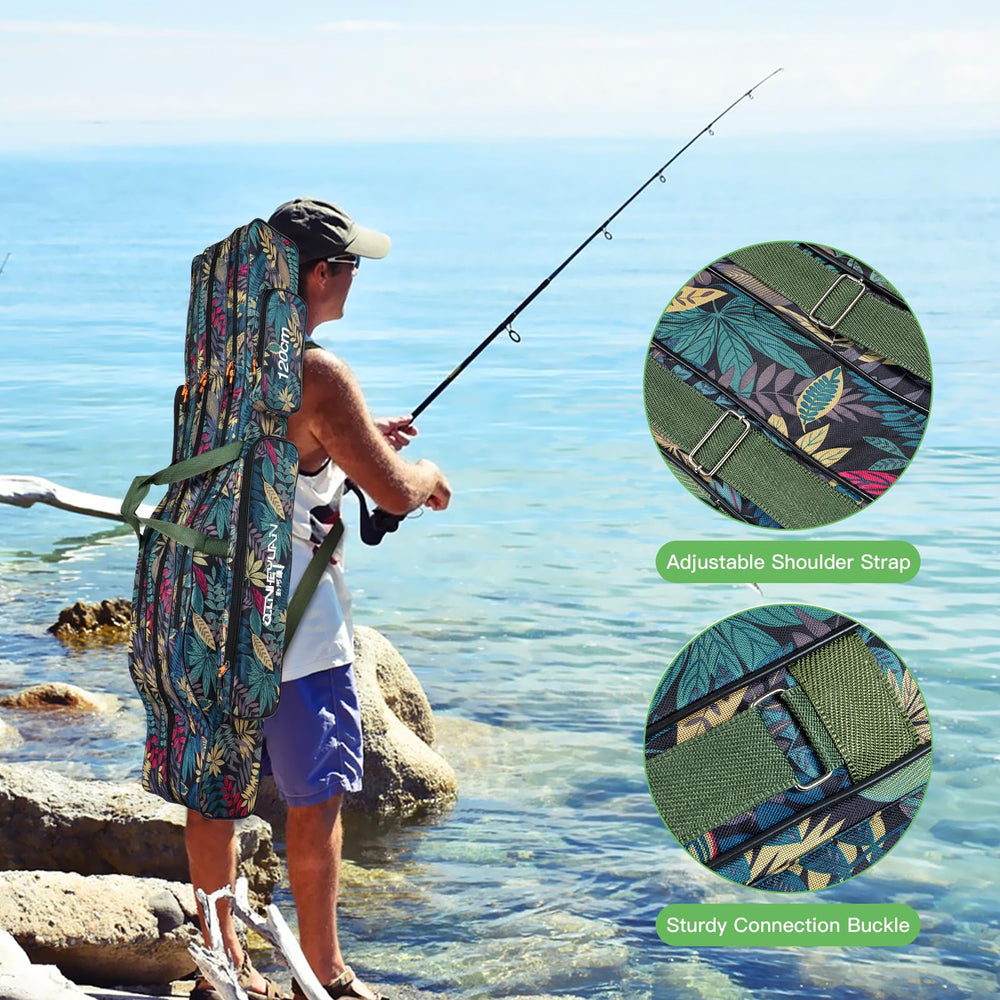 Wide opening and dual zippers for easy access