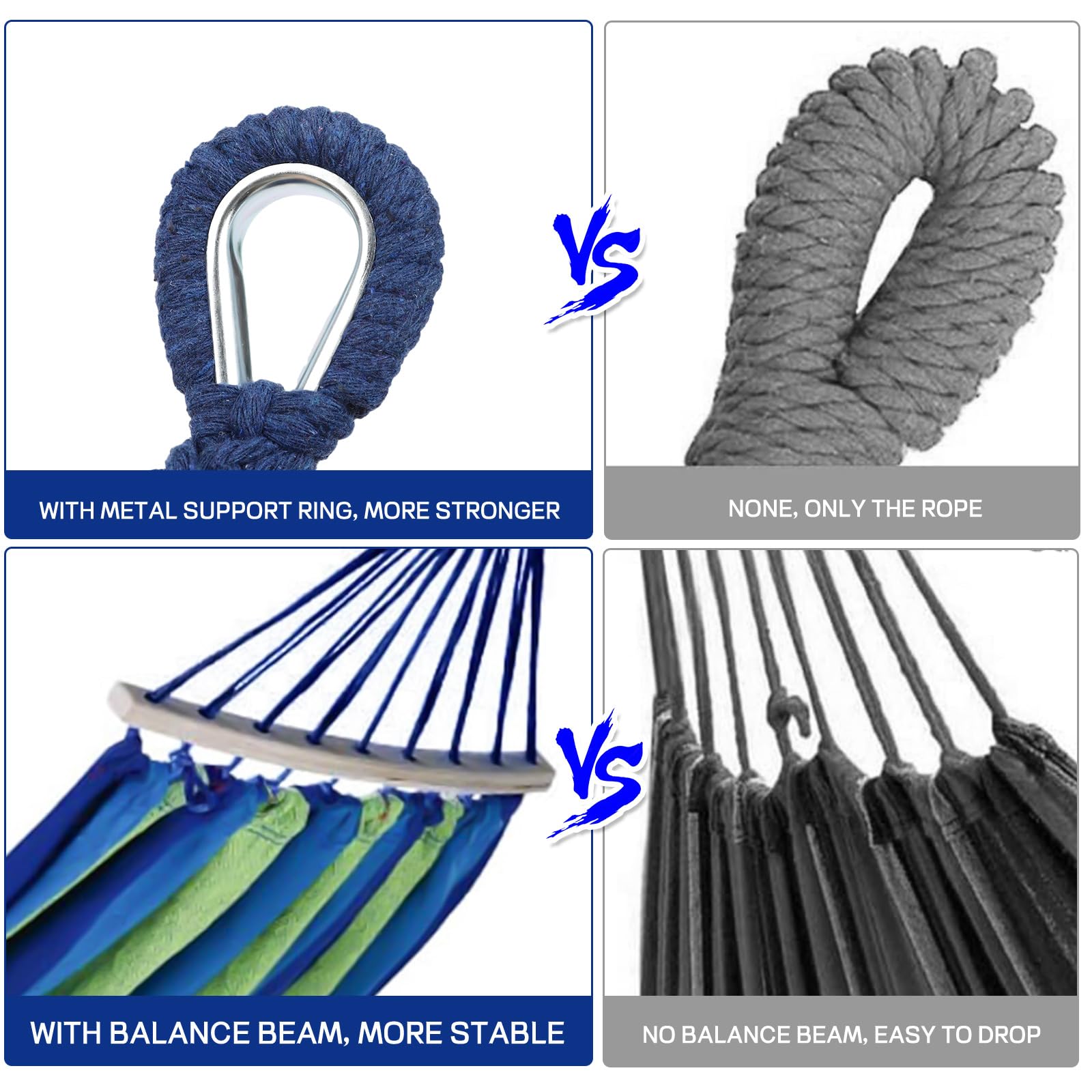 BieAziton durable rope and hardware with carabiners ready for setup.