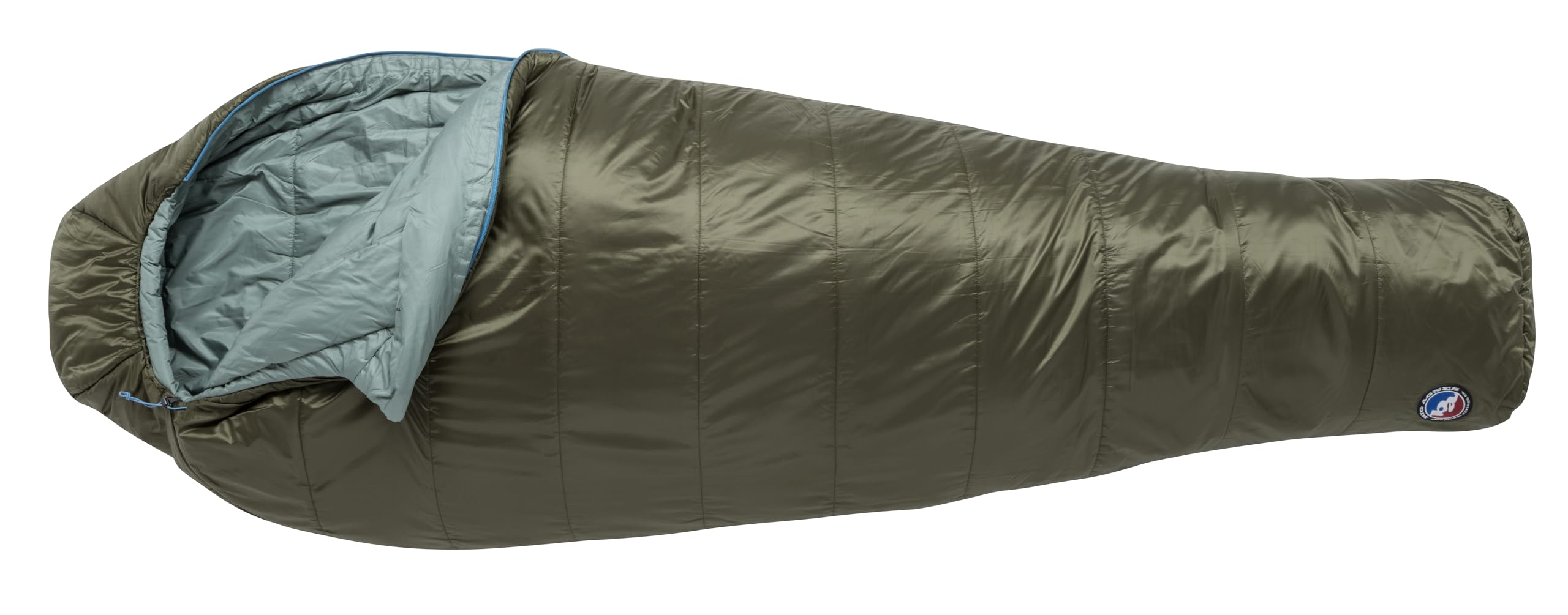 Anthracite hood area with draft collar providing a snug seal against cold air.