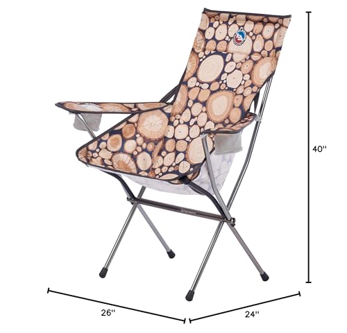 Big Agnes Big Six Armchair seat width provides relaxed space during camp sitting