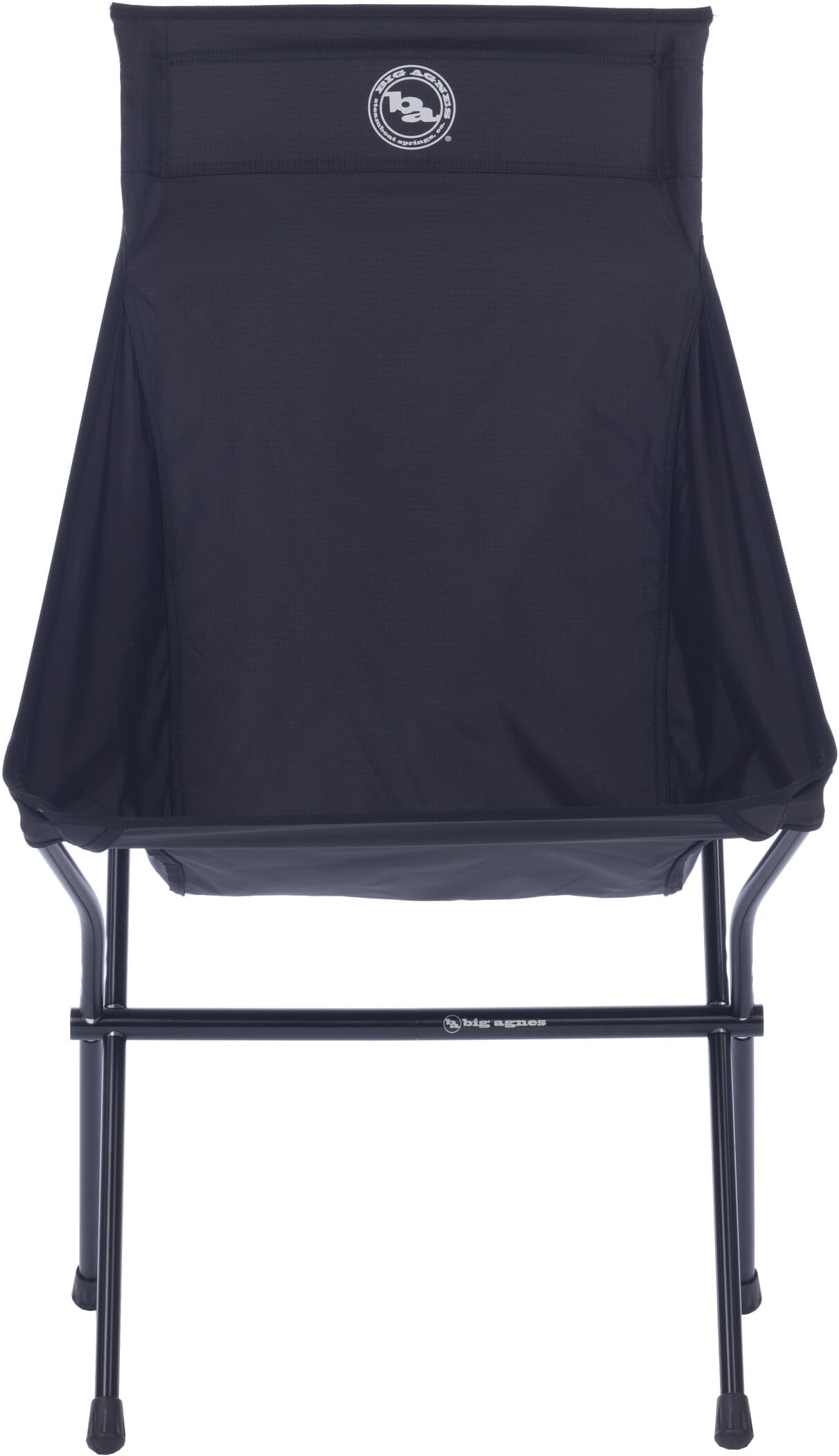 Big Agnes Big Six chair uses aircraft aluminum frame for lightweight, durable setup.