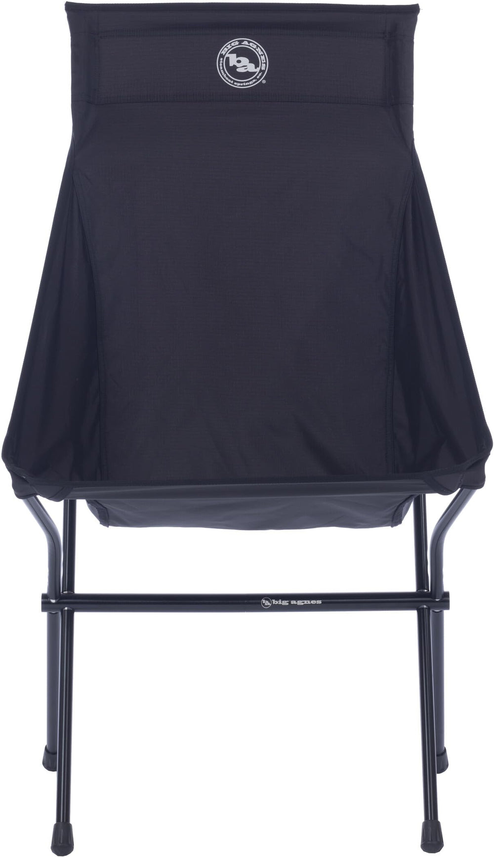Big Agnes Big Six chair uses aircraft aluminum frame for lightweight, durable setup.
