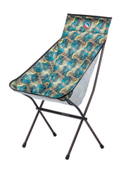 Compact, packable Big Six chair shown folded for easy transport