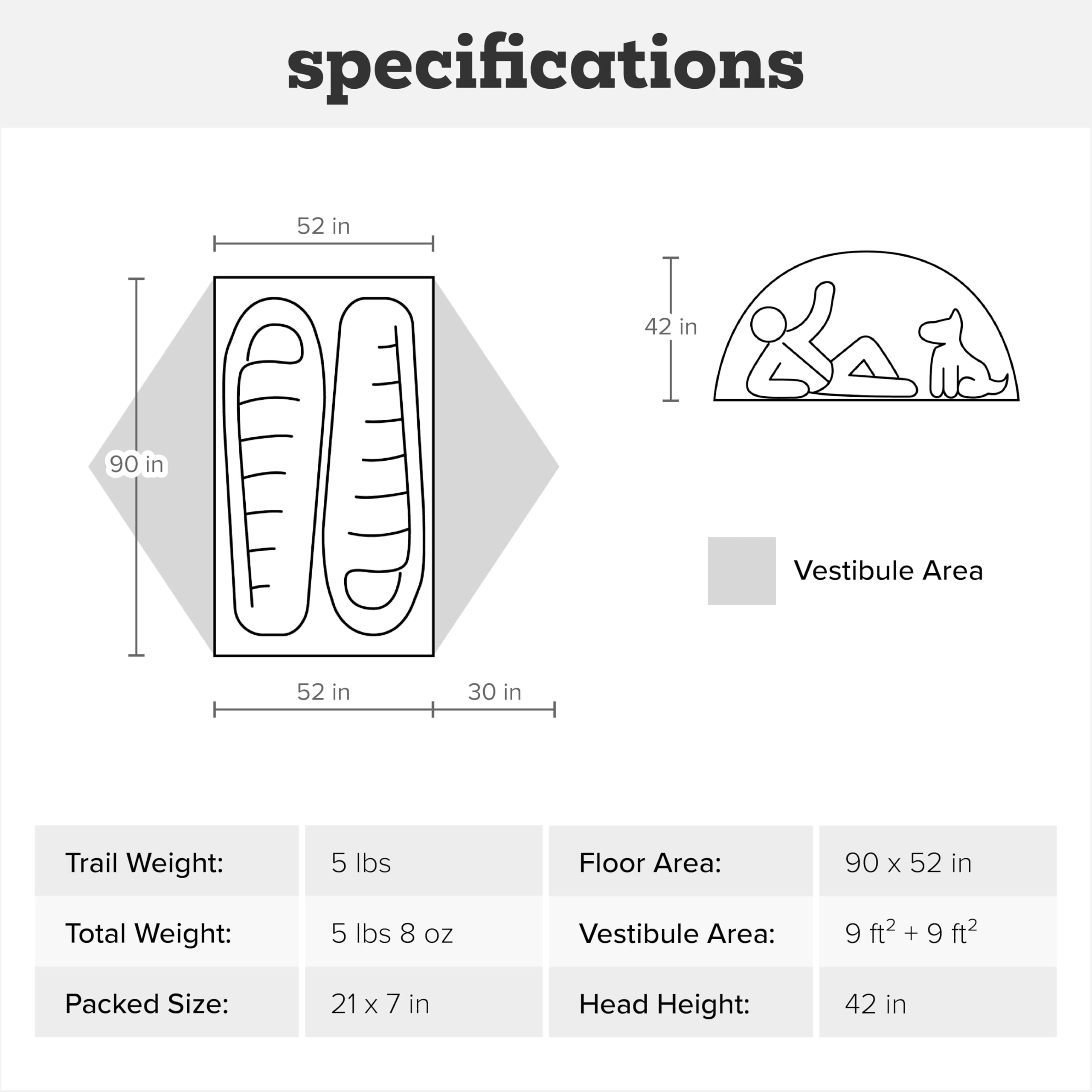 Big Agnes Blacktail interior pockets for organized gear