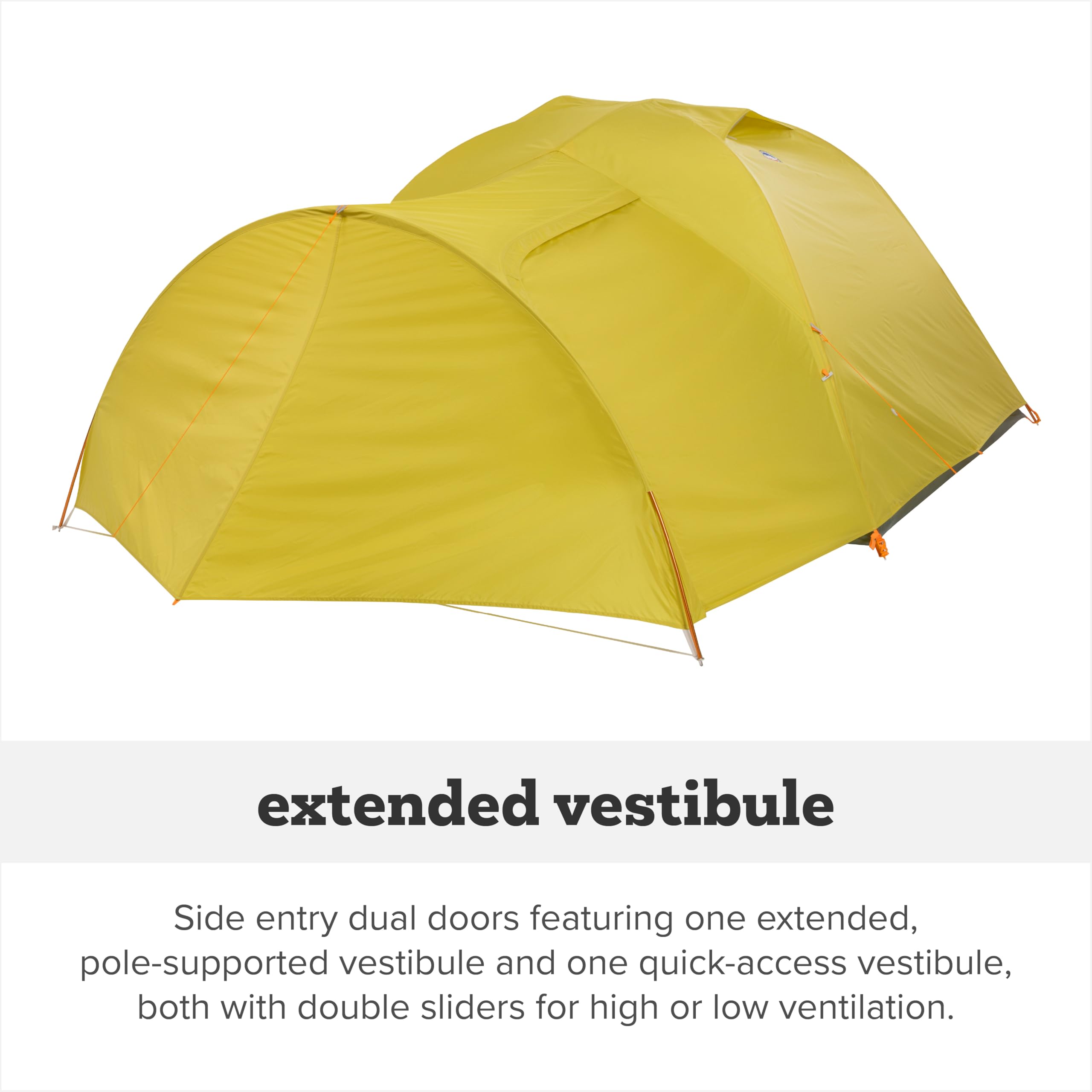Big Agnes Blacktail interior storage pockets organize essentials inside the tent.