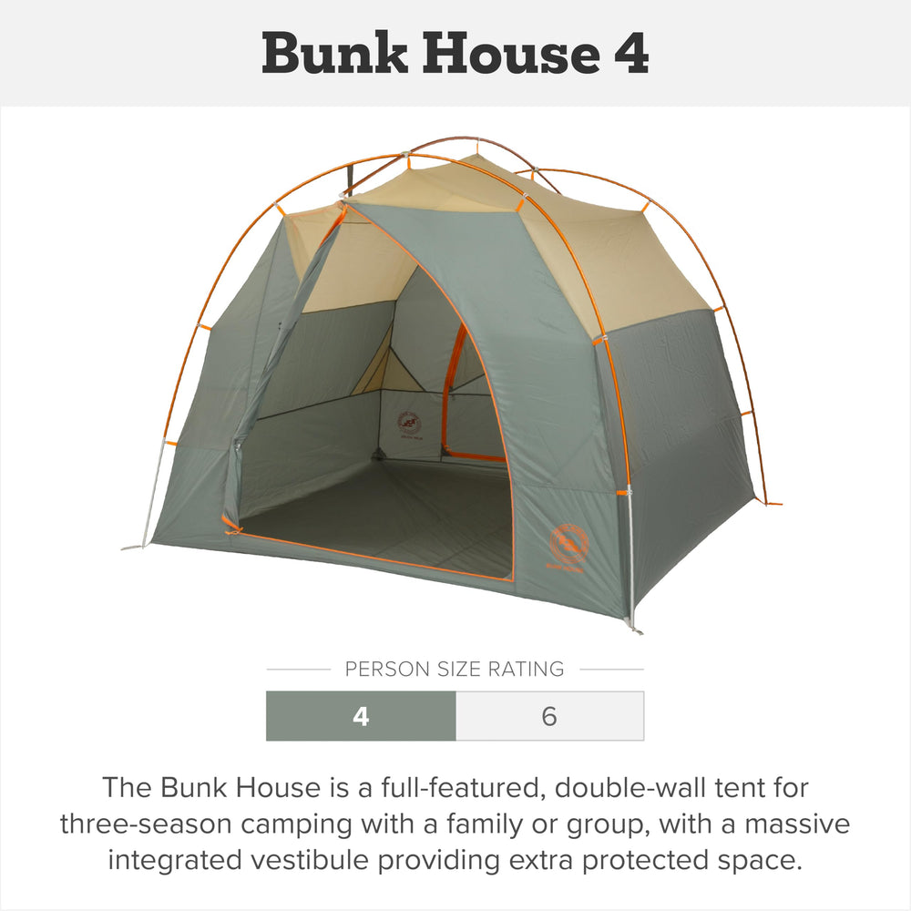 Big Agnes Bunk House doors entrance highlight easy family camping access.