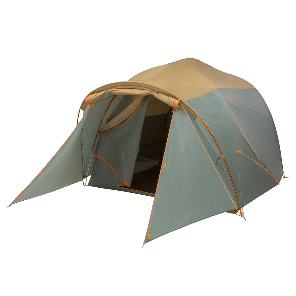 Big Agnes Bunk House front vestibule shows spacious entry and gear-ready space.