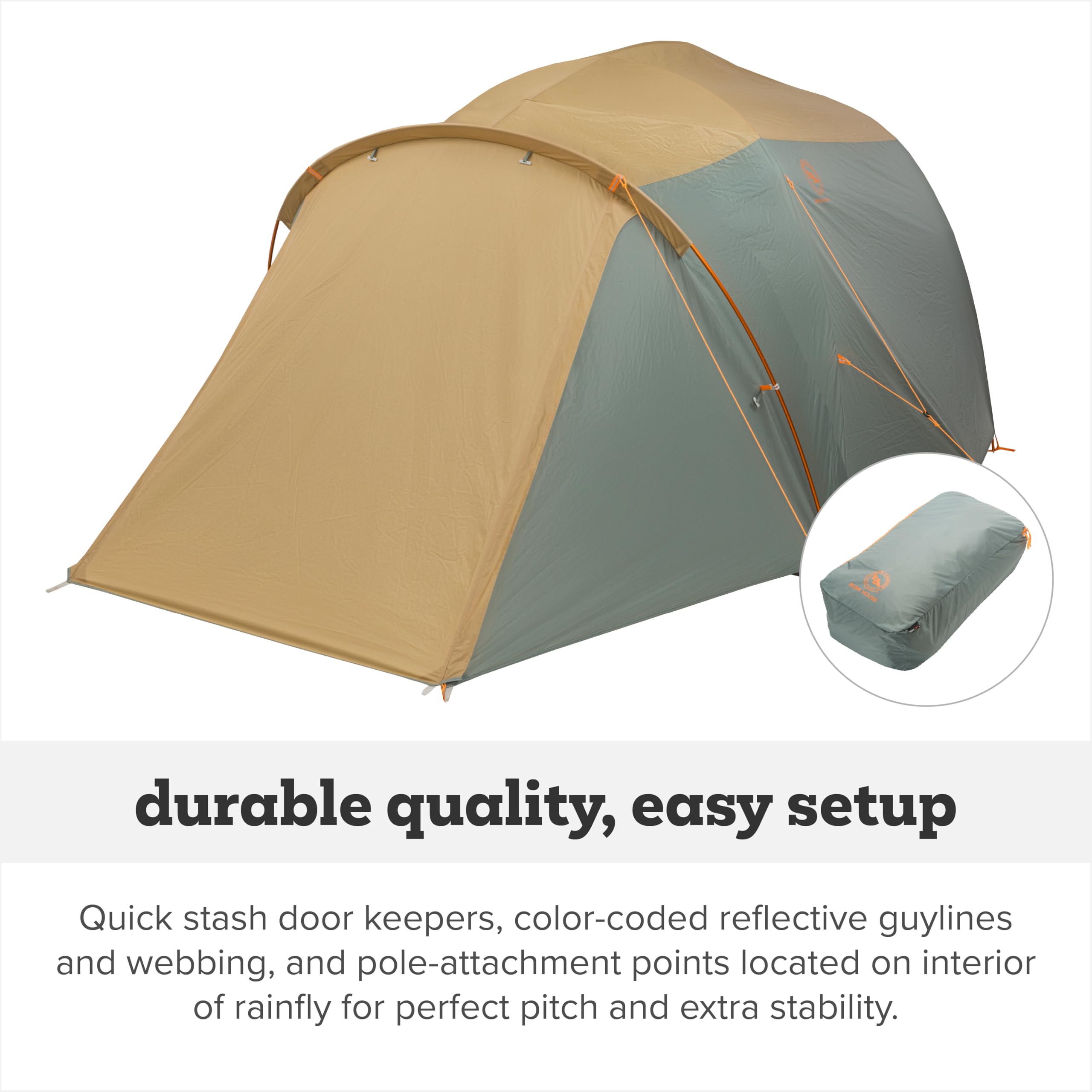 Big Agnes Bunk House pocket layout aids quick access to essentials.