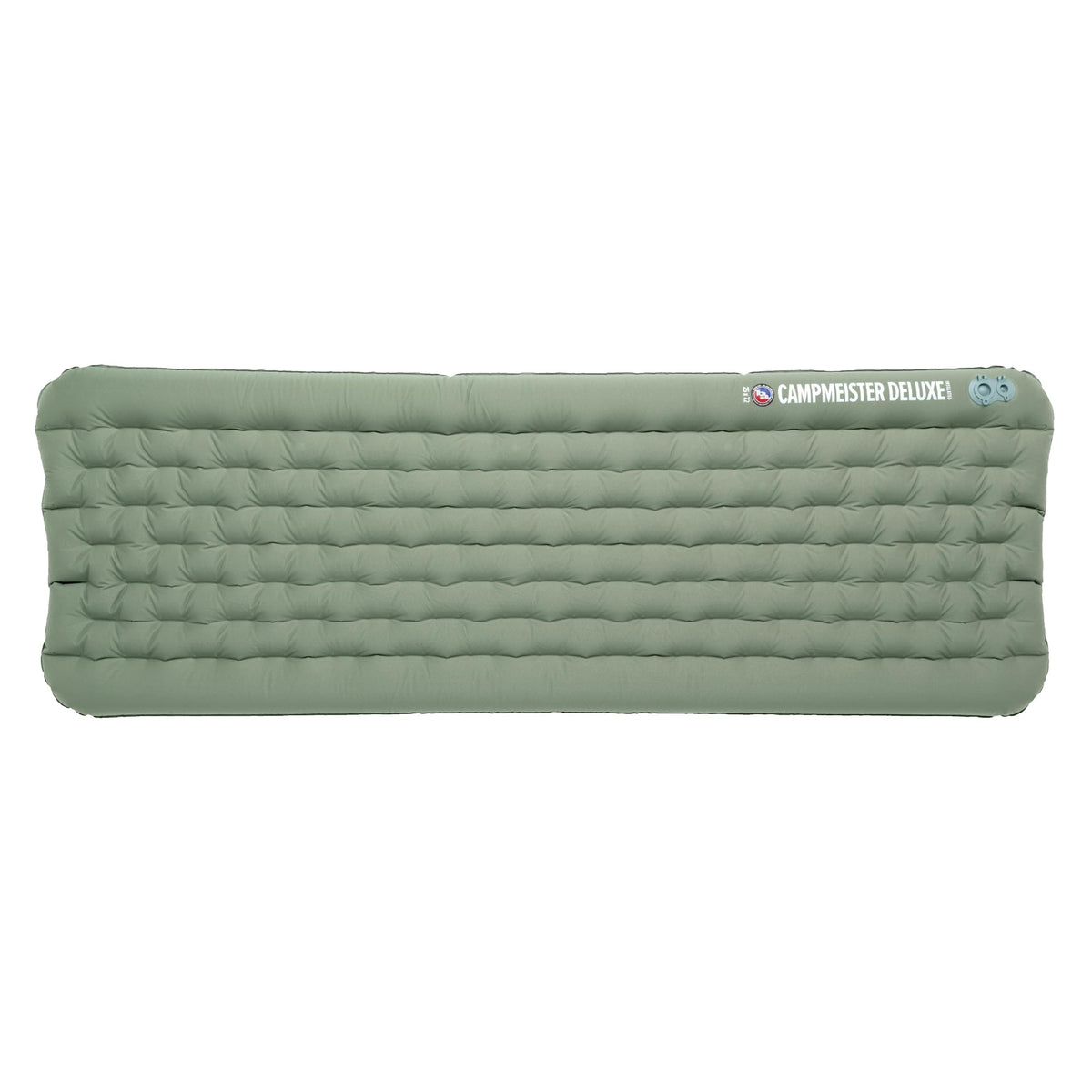 Big Agnes Campmeister Deluxe sleeping pad delivers four-season warmth for cold-weather camping.
