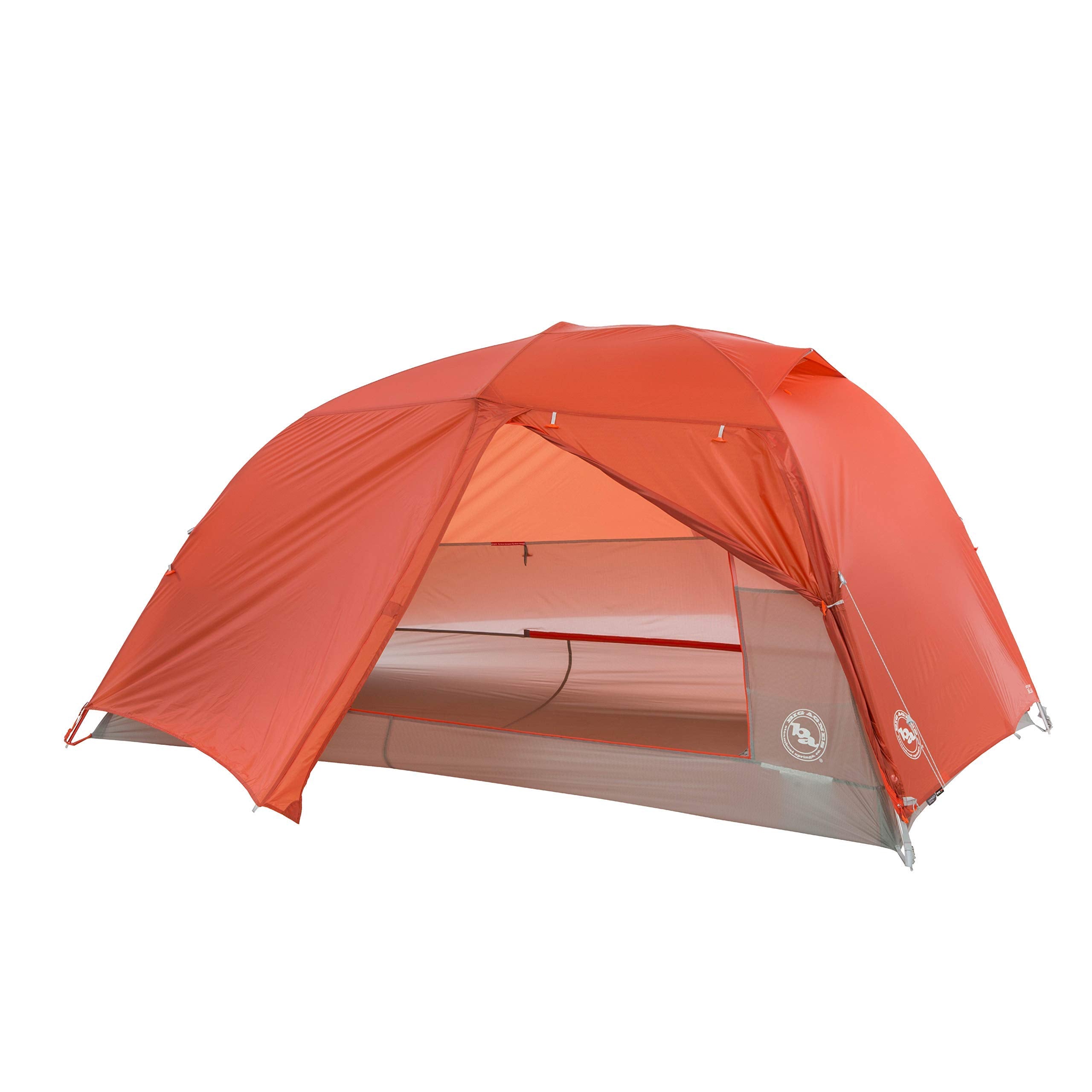 Big Agnes Copper Spur HV UL 2P front view shows ultralight, pack-ready shelter for hikers.