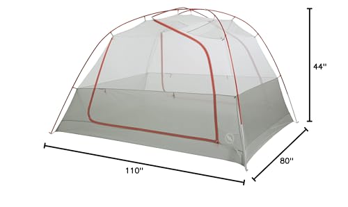 Big Agnes Copper Spur HV UL Long setup showing TipLok buckle and DAC poles for stable pitch.