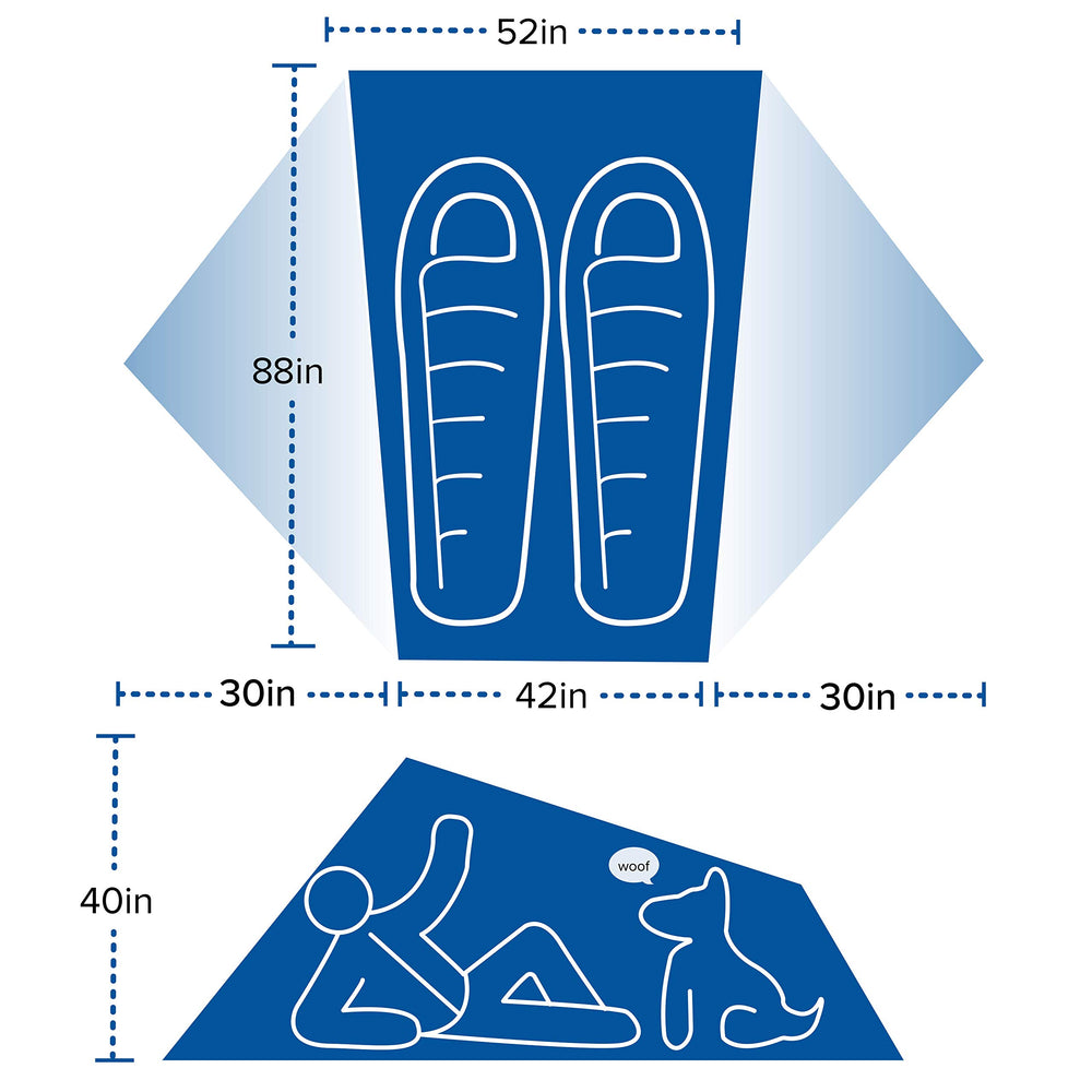 Big Agnes Copper Spur HV UL mtnglo ultralight-fabric boosts durability and packability.
