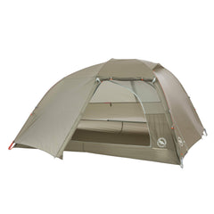 Big Agnes Copper Spur HV UL tent exterior vestibule provides rain-ready shelter and extra storage.