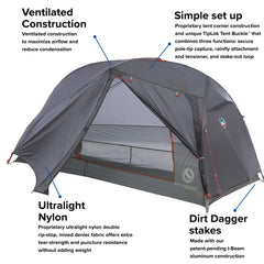 Big Agnes Copper Spur HV UL1 two doors and vestibules for access